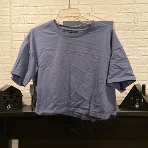 Blue SHEIN crop top size L